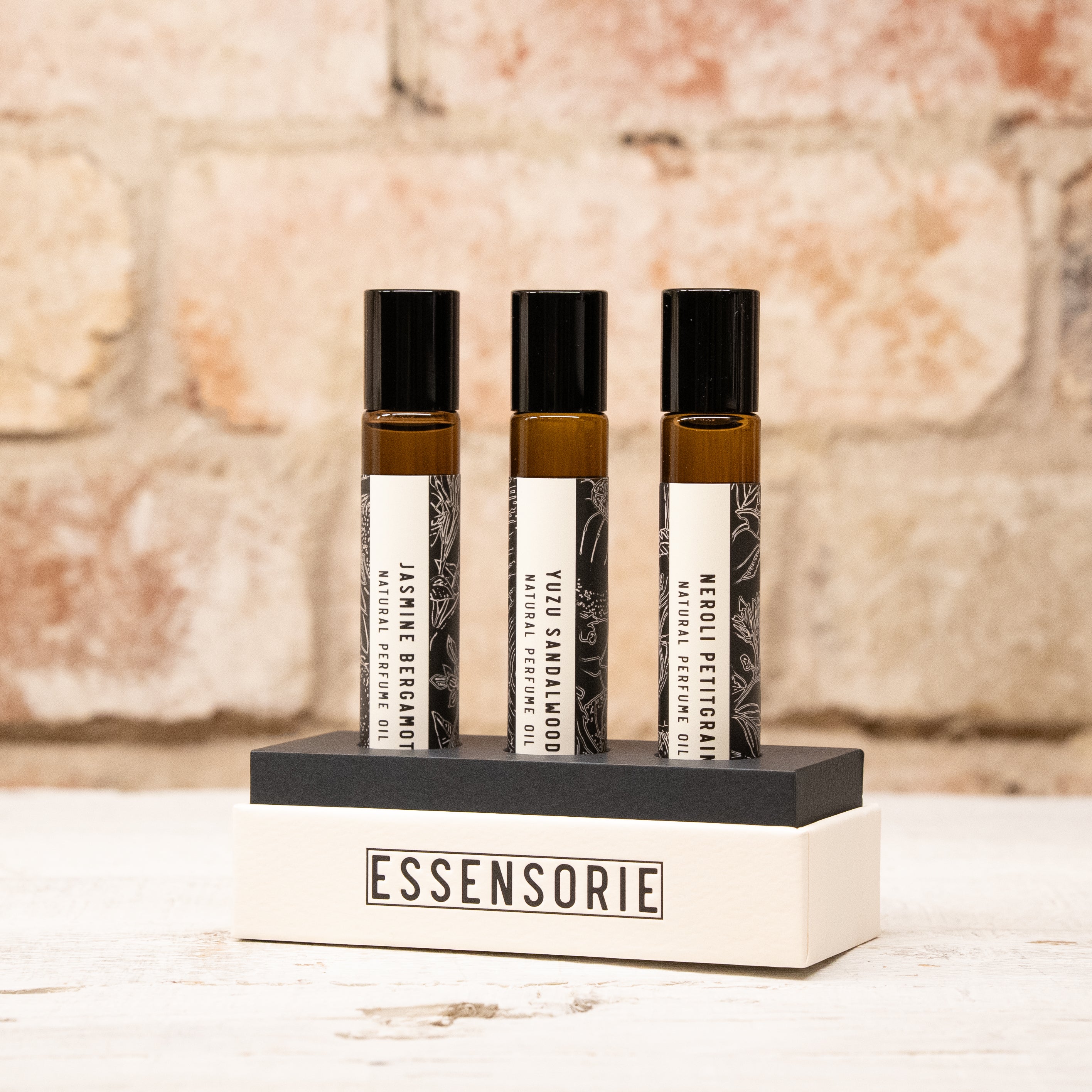 Customisable Natural Perfume Oil Trio Box