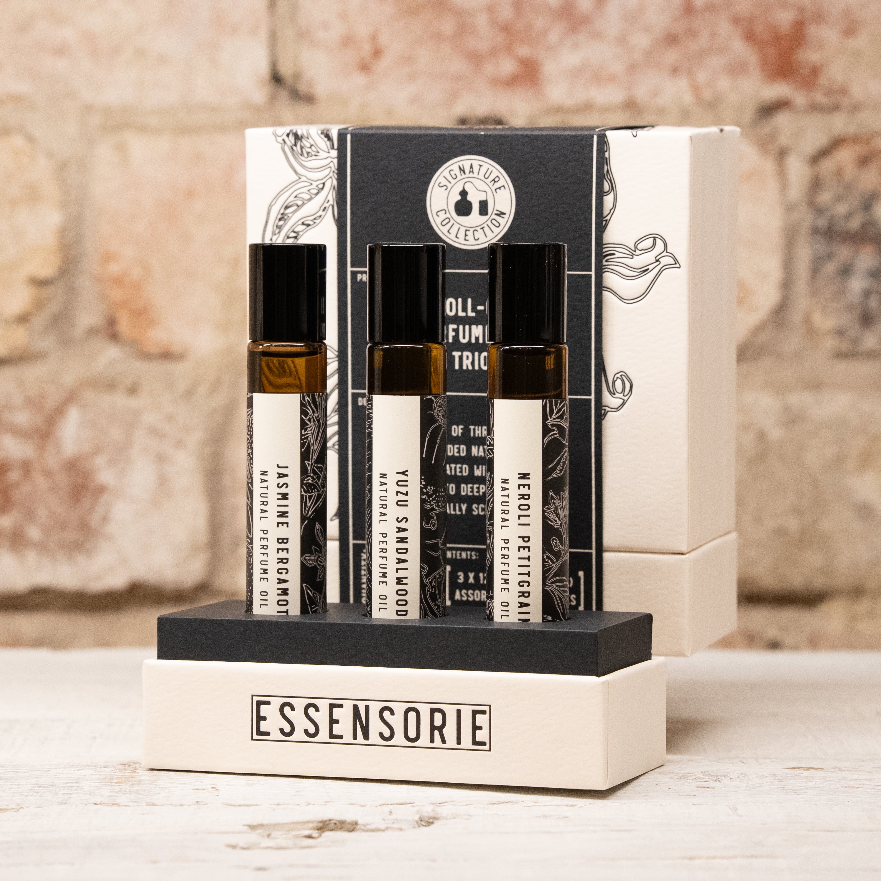 Customisable Natural Perfume Oil Trio Box